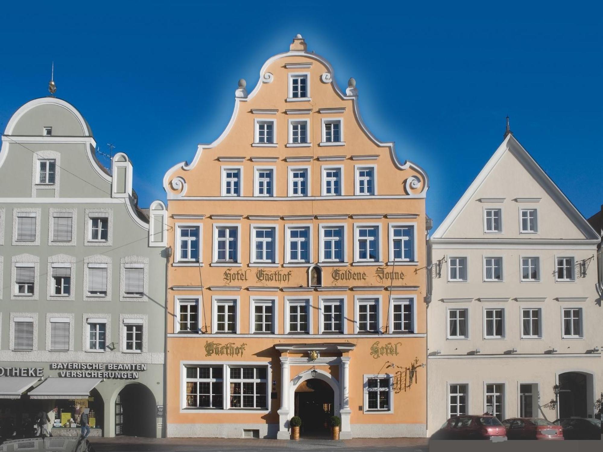Hotel Goldene Sonne Landshut Kültér fotó
